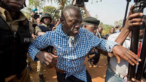 Detained Ugandan opposition leader briefly taken ill after hunger strike