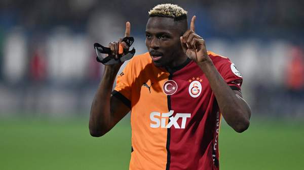 Osimhen's brace keeps Galatasaray unbeaten