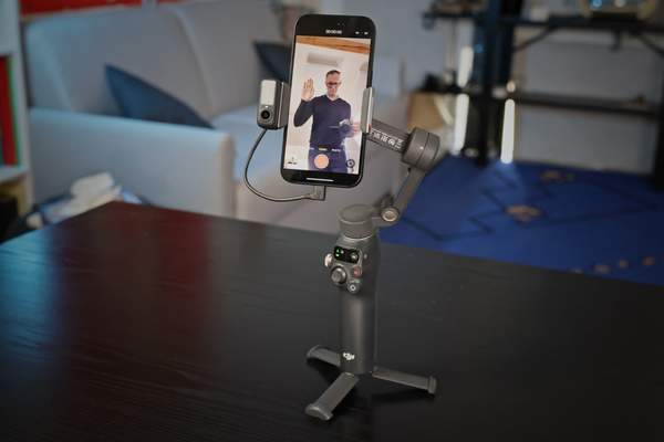 DJI's Osmo Mobile 7P gimbal can track you around on any Android or iOS camera app