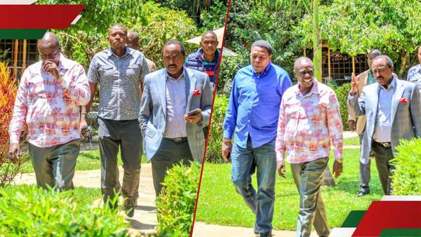 Eugene Wamalwa, Gachagua and Kalonzo hold meeting amid coalition reports: "Comparing notes"