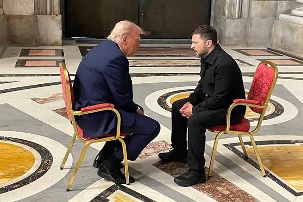 News24 | Trump raises Putin doubts after Zelensky talks at pope's funeral