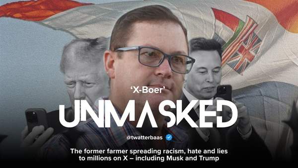 News24 | 'X-Boer' Unmasked | The ex-farmer spreading racism, lies to millions - including Musk, Trump