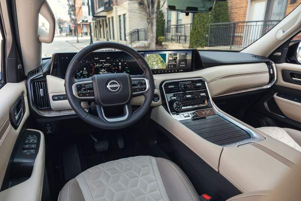 View Interior Photos of the 2025 Nissan Armada