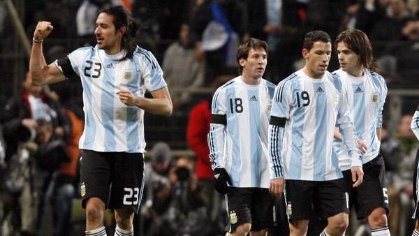 Before - playing with Messi; after - playing guitar on the street