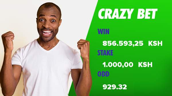 Punter gets decent returns from Kshs. 1000 stake