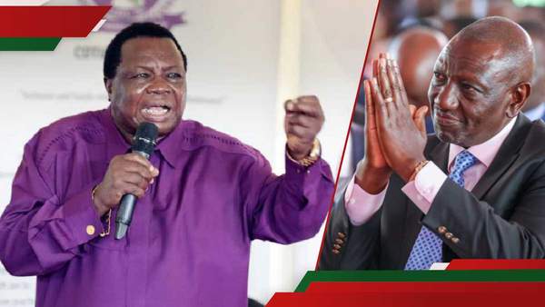 Francis Atwoli praises Ruto's leadership, asks him to ignore critics: "Hawana ground"