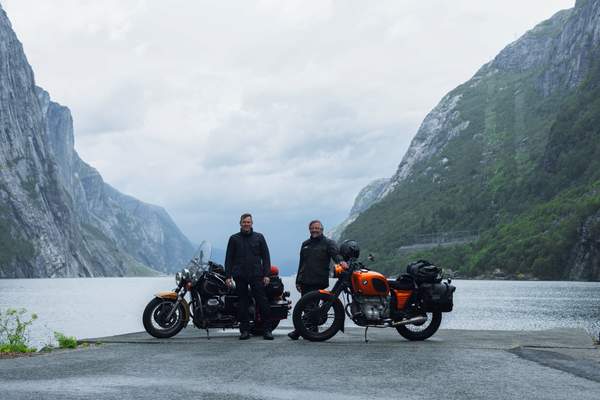 Ewan McGregor and Charley Boorman Hit the Road on Vintage Motorcycles in 'Long Way Home'