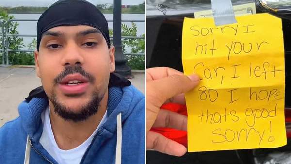 'I'm About to Crash Out:' NYC Driver Hits a Car, Leaves a Note and $80. Then the Owner Sees the Damage