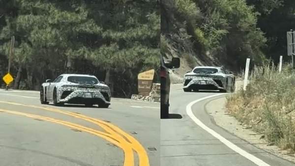 New Lexus LFR Supercar Spotted in California